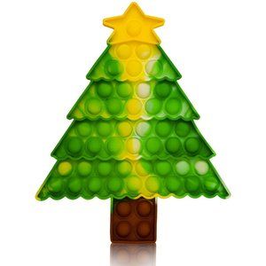 Push pop bubble | Tree Yellow Christmas Pop It Easter Toys